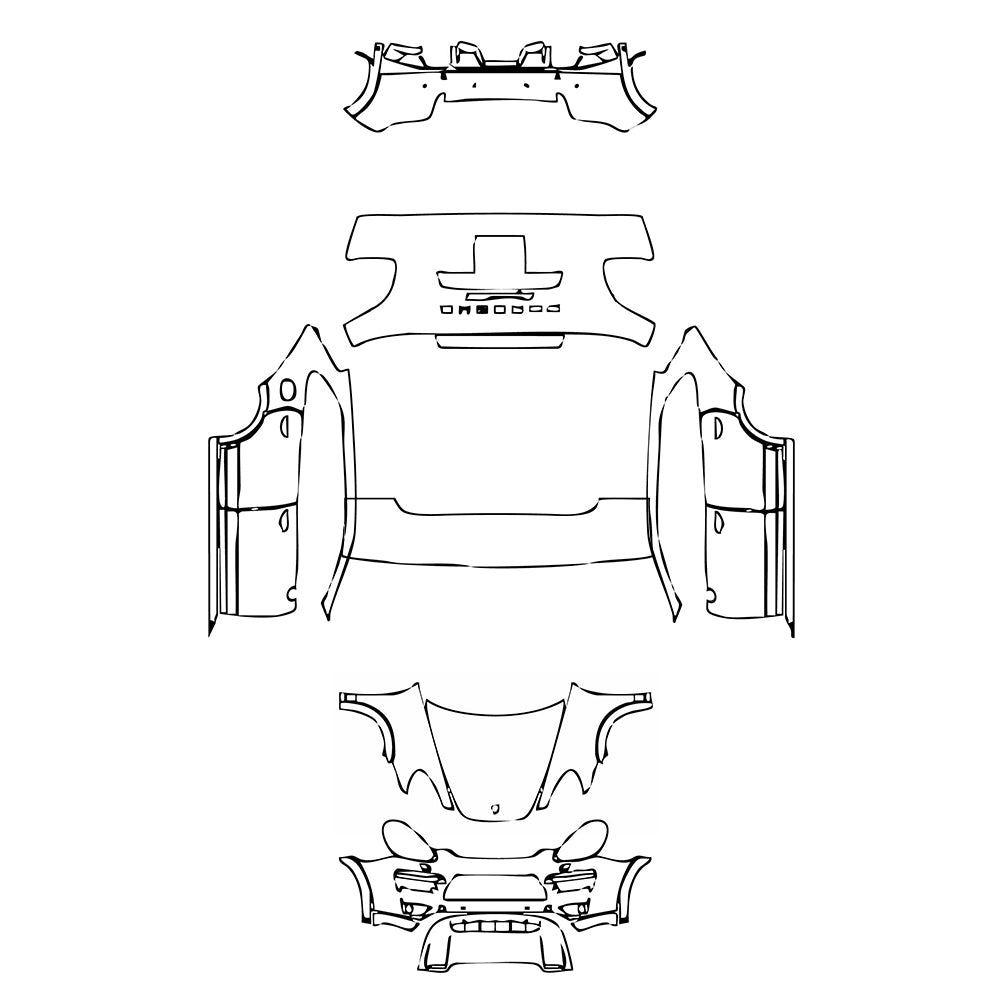 Pre-Cut PPF Porsche Cayenne Cayenne GTS 2014 - PPF-Kits