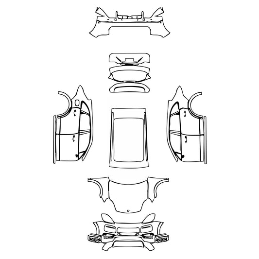 Pre-Cut PPF Porsche Cayenne Cayenne GTS 2021 - PPF-Kits