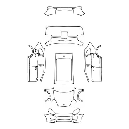 Pre-Cut PPF Porsche Cayenne Cayenne Platinum Edition 2016 - PPF-Kits