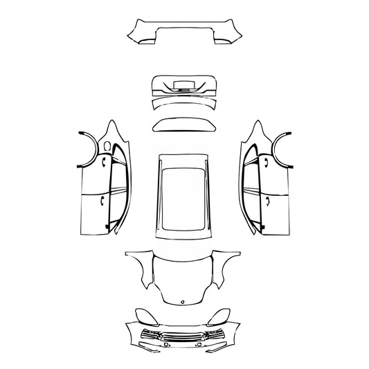 Pre-Cut PPF Porsche Cayenne Cayenne S 2022 - PPF-Kits