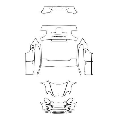 Pre-Cut PPF Porsche Cayenne Cayenne S E-Hybrid 2013 - PPF-Kits
