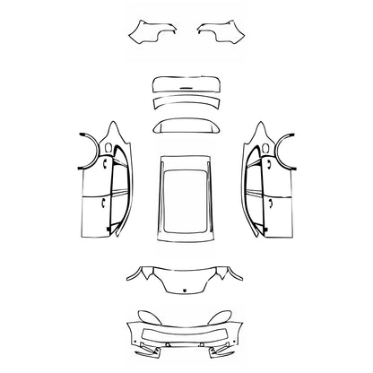 Pre-Cut PPF Porsche Cayenne Cayenne S E-Hybrid 2025 - PPF-Kits