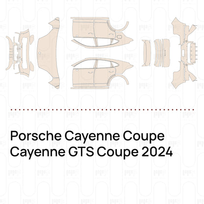 Voorgesneden PPF Porsche Cayenne Coupe Cayenne GTS Coupe 2024