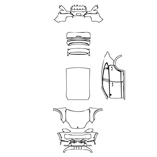 Pre-Cut PPF Porsche Cayenne Coupe Cayenne GTS Coupe 2025 - PPF-Kits