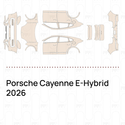 Voorgesneden PPF Porsche Cayenne E-Hybrid 2026