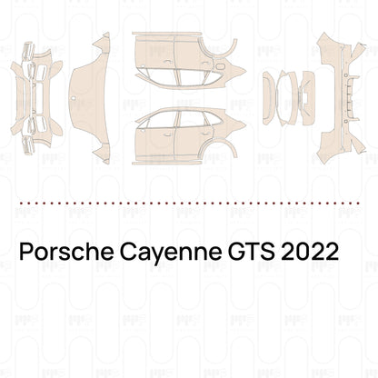Voorgesneden PPF Porsche Cayenne GTS 2022