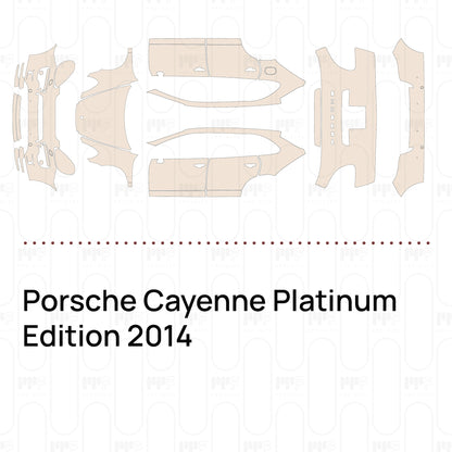 Voorgesneden PPF Porsche Cayenne Platinum Edition 2014