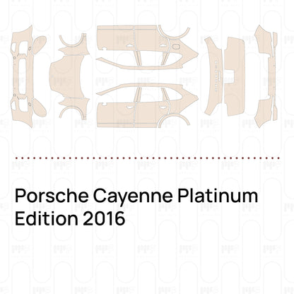 Voorgesneden PPF Porsche Cayenne Platinum Edition 2016