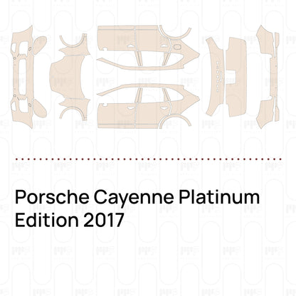 Voorgesneden PPF Porsche Cayenne Platinum Edition 2017