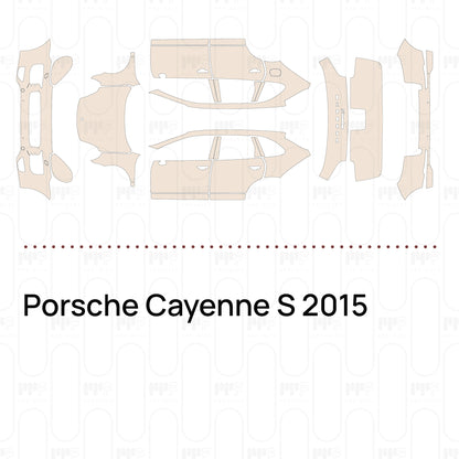 Voorgesneden PPF Porsche Cayenne S 2015