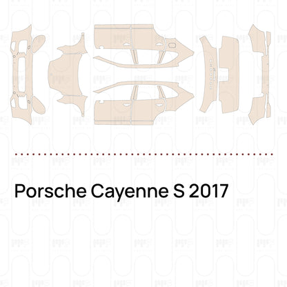 Voorgesneden PPF Porsche Cayenne S 2017