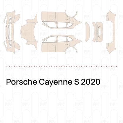 Voorgesneden PPF Porsche Cayenne S 2020