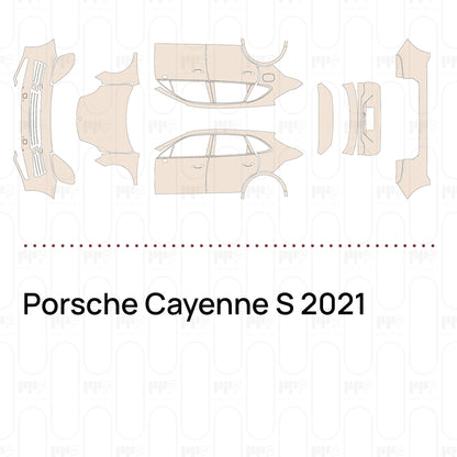 Voorgesneden PPF Porsche Cayenne S 2021