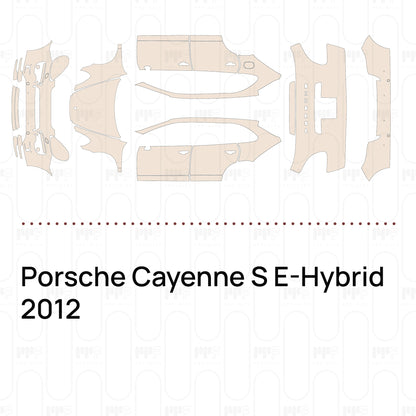 Voorgesneden PPF Porsche Cayenne S E-Hybrid 2012