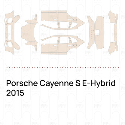 Voorgesneden PPF Porsche Cayenne S E-Hybrid 2015