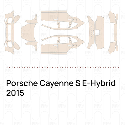 Voorgesneden PPF Porsche Cayenne S E-Hybrid 2015