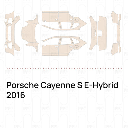 Voorgesneden PPF Porsche Cayenne S E-Hybrid 2016