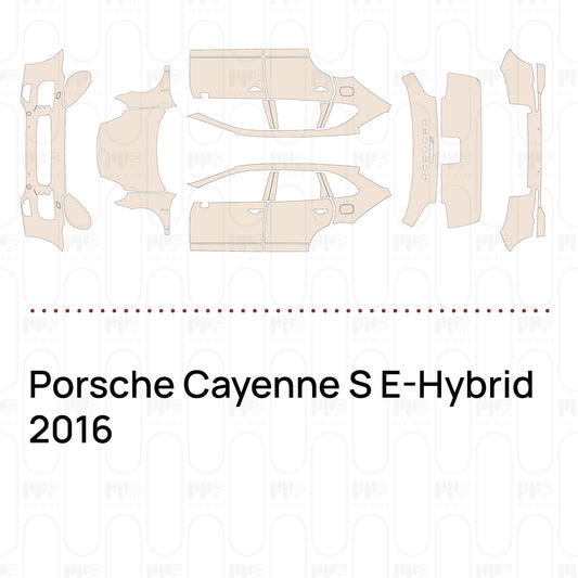 Voorgesneden PPF Porsche Cayenne S E-Hybrid 2016