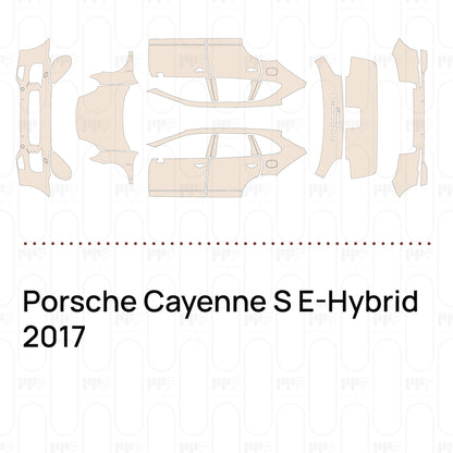 Voorgesneden PPF Porsche Cayenne S E-Hybrid 2017