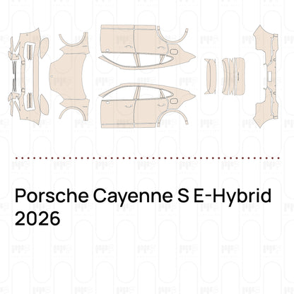 Voorgesneden PPF Porsche Cayenne S E-Hybrid 2026