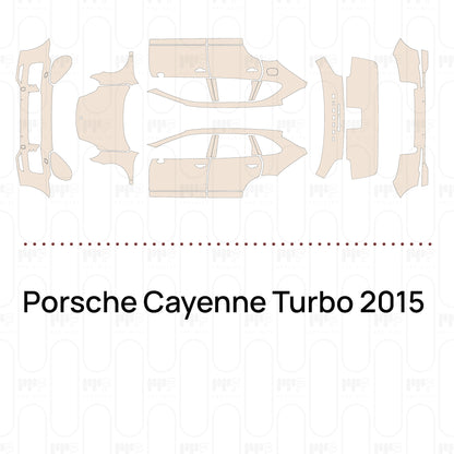 Voorgesneden PPF Porsche Cayenne Turbo 2015