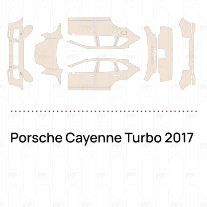 Voorgesneden PPF Porsche Cayenne Turbo 2017