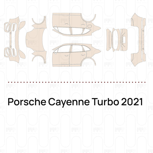 Voorgesneden PPF Porsche Cayenne Turbo 2021