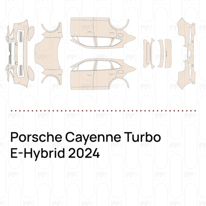 Voorgesneden PPF Porsche Cayenne Turbo E-Hybrid 2024