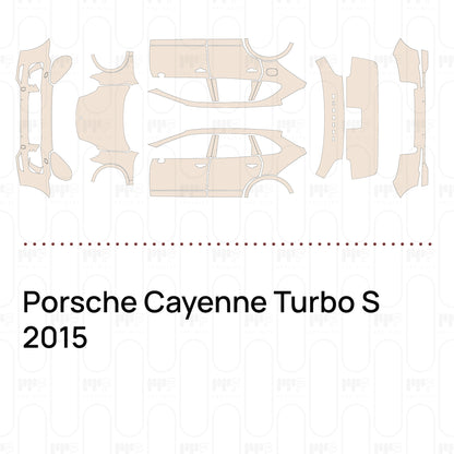 Voorgesneden PPF Porsche Cayenne Turbo S 2015