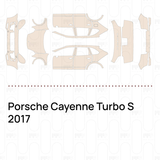 Voorgesneden PPF Porsche Cayenne Turbo S 2017
