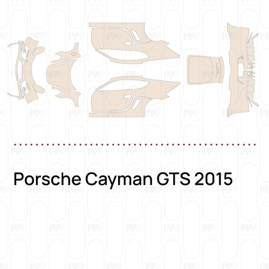 Voorgesneden PPF Porsche Cayman GTS 2015
