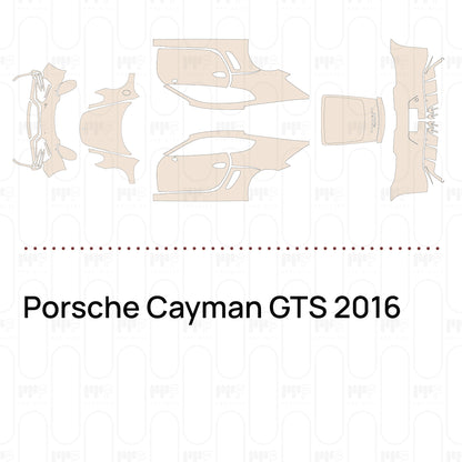 Voorgesneden PPF Porsche Cayman GTS 2016