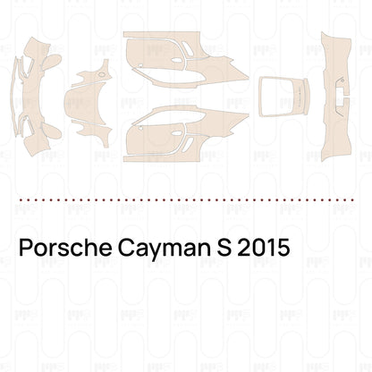 Voorgesneden PPF Porsche Cayman S 2015