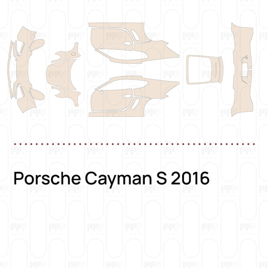 Voorgesneden PPF Porsche Cayman S 2016