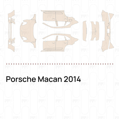 Voorgesneden PPF Porsche Macan 2014