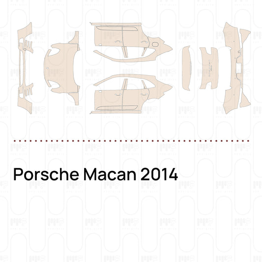 Voorgesneden PPF Porsche Macan 2014