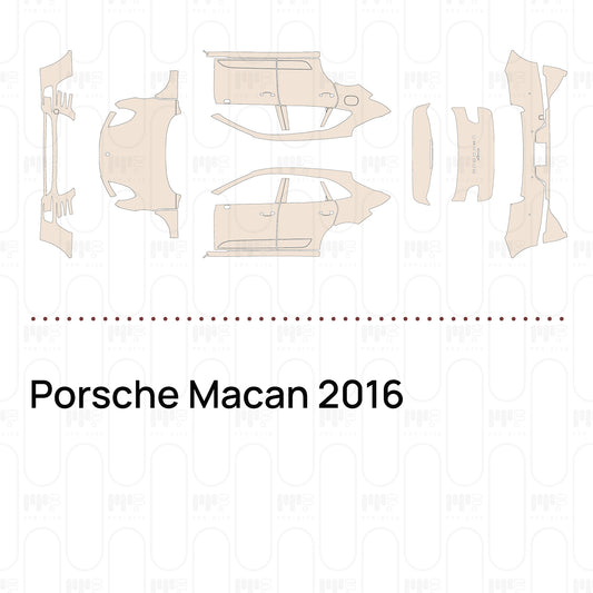 Voorgesneden PPF Porsche Macan 2016