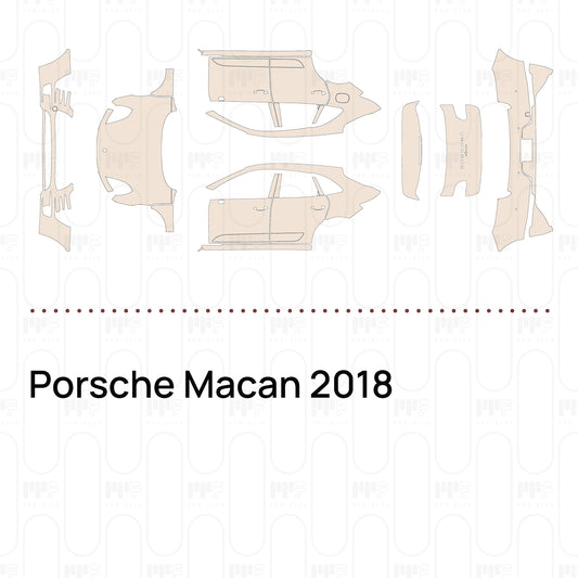 Voorgesneden PPF Porsche Macan 2018