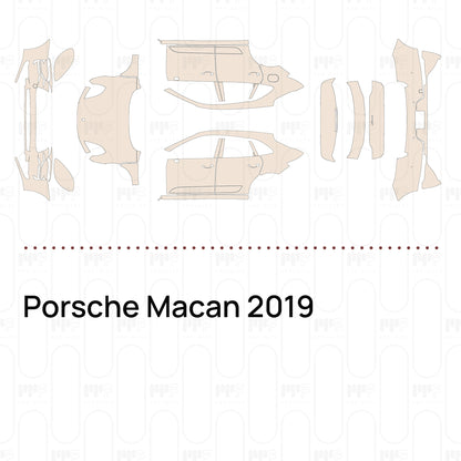 Voorgesneden PPF Porsche Macan 2019