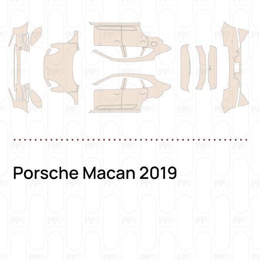 Voorgesneden PPF Porsche Macan 2019