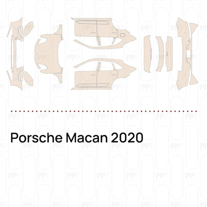 Voorgesneden PPF Porsche Macan 2020