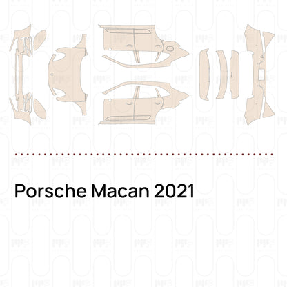 Voorgesneden PPF Porsche Macan 2021