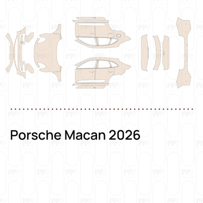 Voorgesneden PPF Porsche Macan 2026