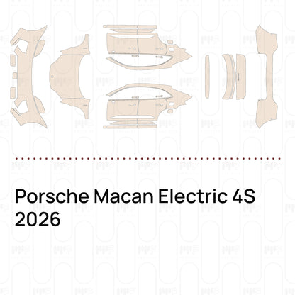 Voorgesneden PPF Porsche Macan Electric 4S 2026