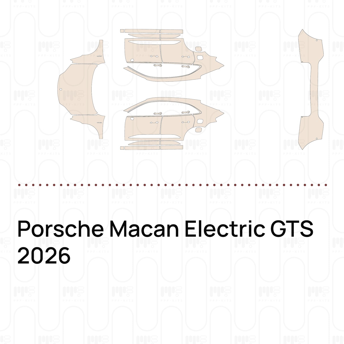 Voorgesneden PPF Porsche Macan Electric GTS 2026