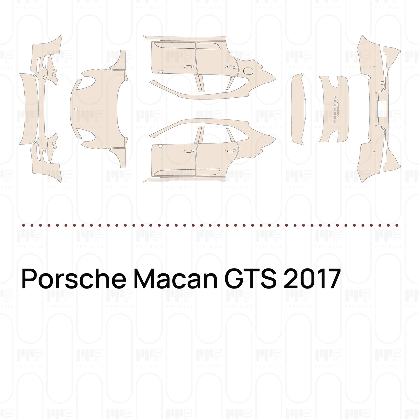 Voorgesneden PPF Porsche Macan GTS 2017