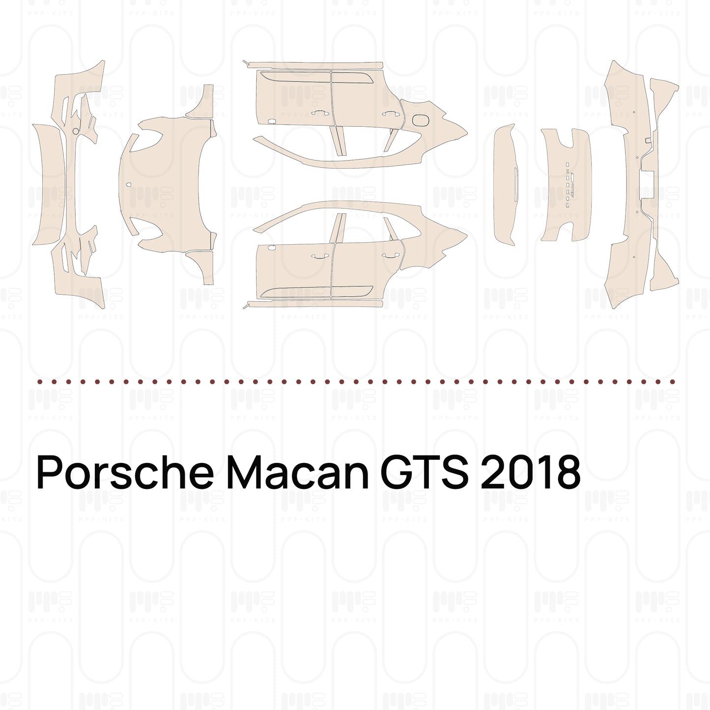 Voorgesneden PPF Porsche Macan GTS 2018