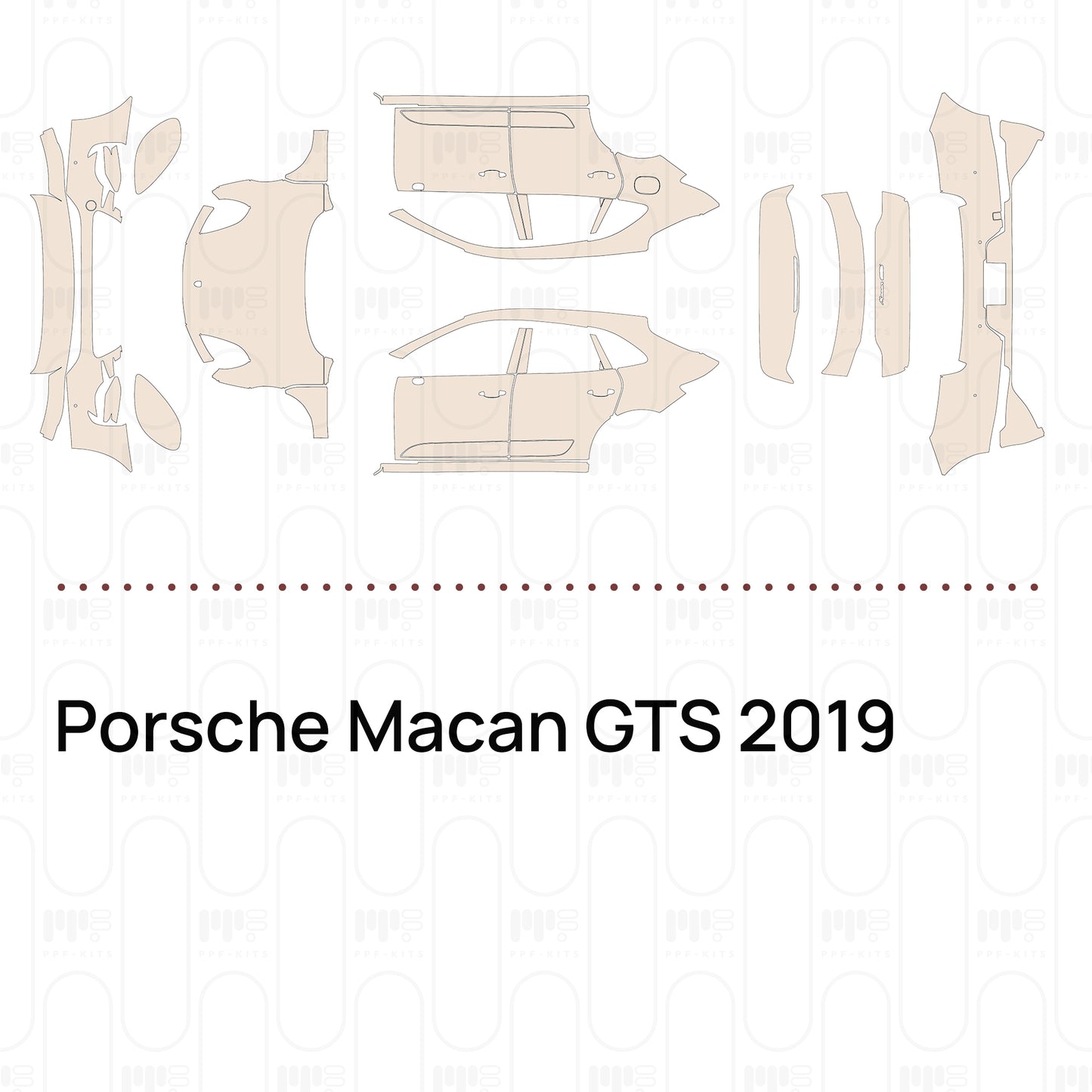 Voorgesneden PPF Porsche Macan GTS 2019
