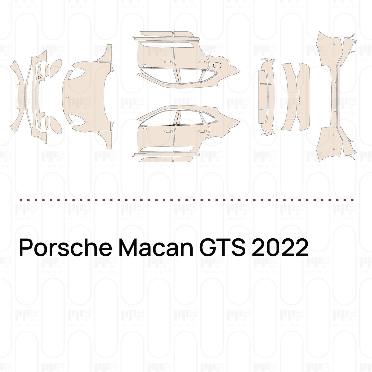 Voorgesneden PPF Porsche Macan GTS 2022