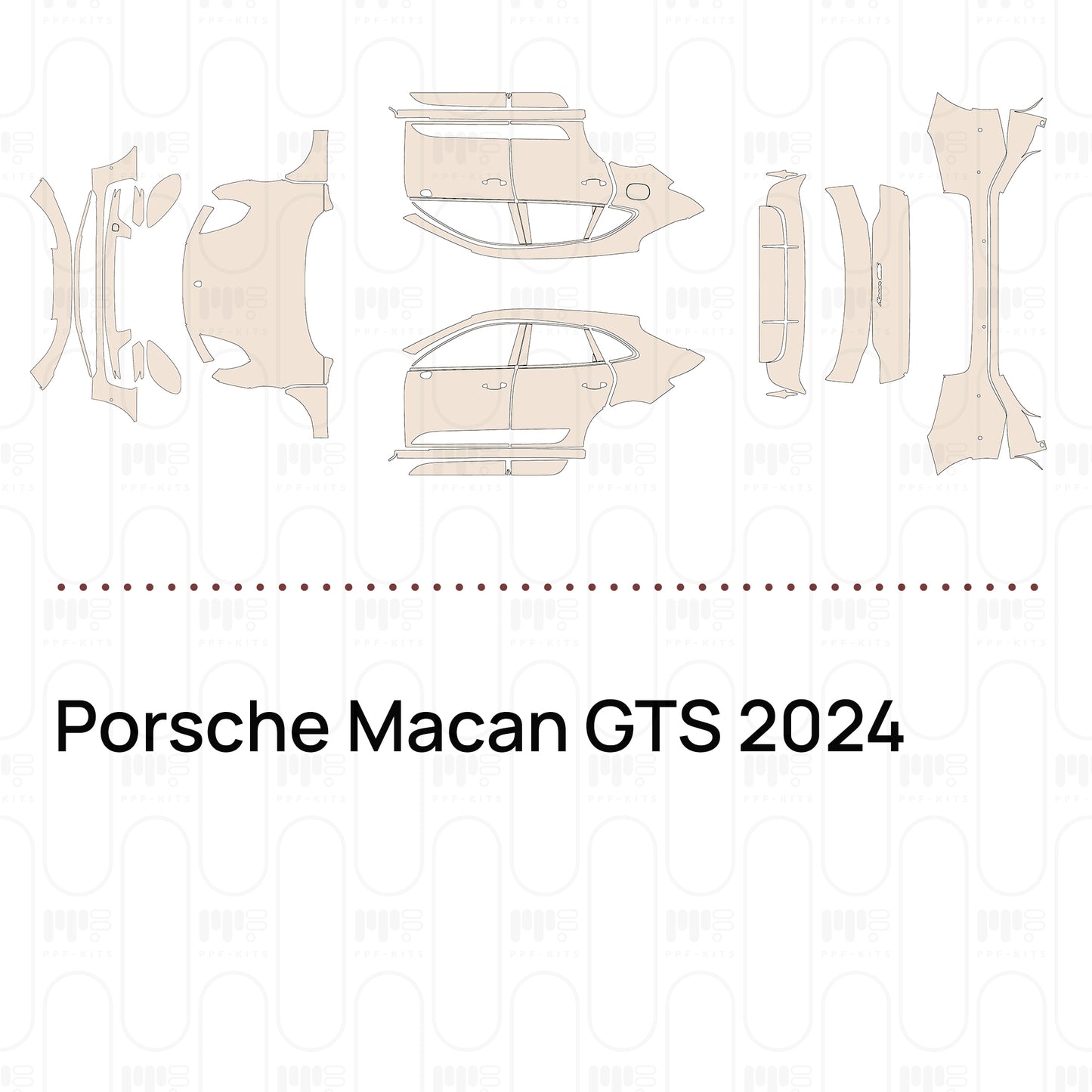 Voorgesneden PPF Porsche Macan GTS 2024